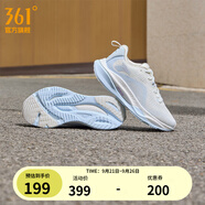 361°運(yùn)動(dòng)鞋男鞋赤焰4秋季網(wǎng)面透氣跑鞋男輕便通勤減震專業(yè)跑步鞋 羽毛白/冰河藍(lán) 密網(wǎng)【女】 39