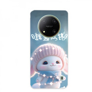 KYODO適用中興小鮮50手機殼ZTE7543N保護套中興暢行50可愛(ài)個(gè)性全包防摔殼 天使兔子 其他