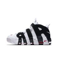 耐克（NIKE）男鞋Nike Air More Uptempo純白大Air皮蓬氣墊運動(dòng)籃球鞋女鞋 414962-105 黑白熊貓 36