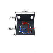 普聯(lián)原裝TP-LINK TL-WVR450G交換機路由器掛耳支架耳朵機柜固定角鐵 機身440MM機器