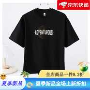 真維斯（Jeanswest）【商場同款】真維斯男裝 2025夏季新款 美式休閑 黑色201B M 175_96A_