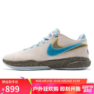 耐克（NIKE）男子 LeBron 20秋款減震耐磨籃球鞋 DV9089-801 灰藍 39