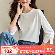 熙世界（sllsky）新中式東方簡奢風(fēng)盤扣馬甲2025秋新款織錦提花上衣無袖坎肩外套 米白色（T恤） L
