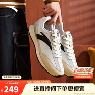 安踏冰糖丨休閑鞋男鞋情侶款秋季新款薄底阿甘鞋撞色復(fù)古運(yùn)動(dòng)鞋子男