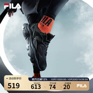 FILA斐樂(lè)男鞋男子跑鞋MARS II火星二代復(fù)古運(yùn)動(dòng)鞋減震男鞋 黑-BK 40.5