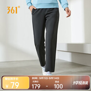 361°運動褲女春秋季休閑寬松直筒衛(wèi)褲跑步訓(xùn)練針織長褲子662434710D