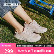 斯凱奇（Skechers）七夕禮物女鞋夏季軟底運(yùn)動(dòng)跑步鞋舒適網(wǎng)面透氣休閑鞋健步鞋117224