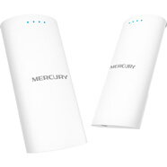 水星（MERCURY）2.4GHz 無(wú)線(xiàn)網(wǎng)橋套裝（1公里）MWB201S套裝