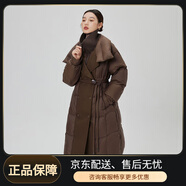 艾萊依巴黎時(shí)裝周老錢(qián)風(fēng)中長(cháng)裙 蜜茶棕 S 155/80A