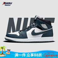 耐克（NIKE）【潮】Air Jordan aj1板鞋男女新款高幫休閑跑步運動耐磨籃球鞋 554725/554724-411 36 GS