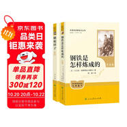 駱駝祥子+鋼鐵是怎樣煉成的（升級版） 人教版名著閱讀課程化叢書 七年級下套裝（共2冊）與25春新版初中語文教材配套使用（含微課，從教學角度講解名著；含閱讀筆記本，提供測評指導幫助提升整本書閱讀能力）