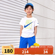 NIKE3BRAND 耐克童裝純棉【短袖T恤+短褲2件套】夏季兒童運(yùn)動(dòng)套裝