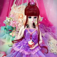 29厘米仿真娃娃婚紗冰公主精靈夢(mèng)女孩玩具禮盒套裝生日禮物 60cm茉莉