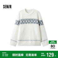 森馬毛衫男冬季費(fèi)爾島提花民族風(fēng)針織衫復(fù)古情侶毛衣109724107206