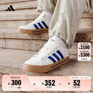 adidas DAILY 4.0復古百搭休閑帆布鞋男女阿迪達斯官方輕運動(dòng) 白色/皇家藍/樹(shù)脂黃   45