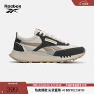 Reebok銳步官方24男女同款CL LEGACY W+休閑時(shí)尚復(fù)古運(yùn)動(dòng)鞋跑步鞋 24FRC903U1GG7 灰白色/深灰色 41 (26.5cm),US：8.5