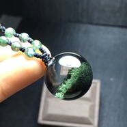 森愛(ài)百年天然水晶綠幽靈寶盆轉運珠吊墜水滴吊墜男女項鏈綠幽靈貔貅 6不同規格聯(lián)系客服