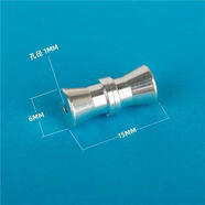 NSYCA999銀項鏈扣子純銀手鏈螺絲扣穿珍珠項鏈的配件連接扣頭接頭搭扣 大號蝴蝶扣3# 送引線(xiàn)珍珠線(xiàn)銀布