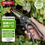 得力（deli）修枝剪刀尖刃樹枝剪 升級SK5鋼果樹剪花枝剪盆栽花卉園藝修枝神器