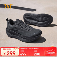 361°運(yùn)動(dòng)鞋男爆沫5夏季網(wǎng)面透氣厚底緩震慢跑步鞋子男672532212-5