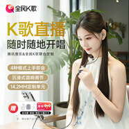 全民K歌騰訊音樂聯(lián)合定制藍(lán)牙直播電腦聲卡音箱K歌線控耳機(jī)麥克風(fēng)自帶耳返打分唱歌錄音KPods SE Live黑色