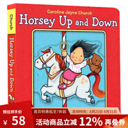 英文原版 Horsey Up and Down 紙板操作書 兒童啟蒙認(rèn)知繪本 名家Caroline Jayne Church 新品 綠山墻 Caroline Jayne Church
