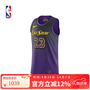 耐克耐克NBA官方CityEdition湖人詹姆斯球員drifit背心速干籃球服球衣 湖人-詹姆斯 2XL