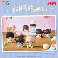 靈動(dòng)創(chuàng  )想名偵探柯南Baby萌芙芙新一毛利蘭基德周邊鑰匙扣掛件盲盒生日禮物