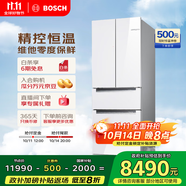 博世（BOSCH）【云朵白全域智凈M7】462升 風(fēng)冷無(wú)霜 零度保鮮 冰箱 法式多門(mén)雙循環(huán)冰箱KFF72VA23C