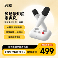 純麥家庭KTV電視K歌無(wú)線(xiàn)麥克風(fēng)話(huà)筒唱歌音箱設備X2
