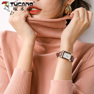 啄木鳥(niǎo)（TUCANO）秋冬新款內搭高領(lǐng)毛衣女堆堆領(lǐng)彈力打底衫修身薄款歐美針織上衣 肉粉色 3XL