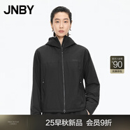 JNBY【商場同款】25秋新品棉衣H型連帽長袖5P9B10390 001/本黑 XS