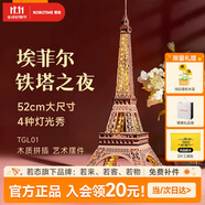 若態(tài)埃菲爾鐵塔diy手工拼裝擺件積木拼圖成人兒童玩具生日禮物男女生