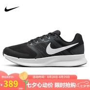 耐克NIKE女跑步鞋緩震透氣RUN SWIFT 3運動(dòng)鞋DR2698-002黑白37.5
