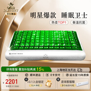 嘉唯（JAHVERY）【失眠衛(wèi)士】綠巖凝膠枕頸椎枕頭記憶棉成人睡覺(jué)睡眠枕專(zhuān)用涼枕 云端凝膠-睡眠衛(wèi)士-綠巖12CM 靈動(dòng)綠巖深睡凝膠枕