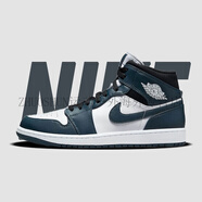 耐克（NIKE）AirJordanAJ1高幫板鞋耐磨運(yùn)動(dòng)鞋男女新款籃球鞋潮 554725/554724-411 35.5 GS