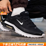 耐克（NIKE）男鞋 25夏新款A(yù)IR緩震氣墊鞋舒適耐磨低幫休閑鞋輕便透氣跑步鞋男 MAX氣墊/黑白款【店長(zhǎng)推薦】 42.5 碼（內(nèi)長(zhǎng)270mm）