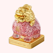 朱炳仁銅 轉(zhuǎn)轉(zhuǎn)福來貔貅 招財(cái)小貔貅精致碎鈔擺件辦公室桌面