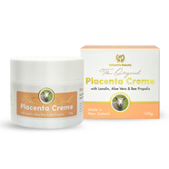 新西蘭直郵 Nature's Beauty 綿羊油面霜100g 膠原蛋白/蘆薈膠+VE 混合偏干性膚質(zhì)_金色-羊胎素