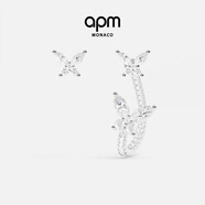 APM Monaco不對(duì)稱蝴蝶耳環(huán)時(shí)尚飾品耳飾七夕情人節(jié)禮物送女友送老婆