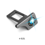 徒越（帶標）后排安全帶叉頭隱藏式汽車(chē)安全插帶插口卡扣汽車(chē)配件 適用于寶馬3系5系7系1系X1X2X3X4X5X6 銀色（一份2個(gè)）