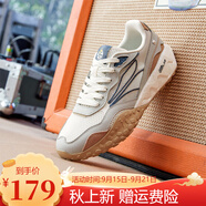 361°酥餅2.0 361男鞋運(yùn)動鞋2025夏季復(fù)古百搭休閑老爹鞋透氣阿甘鞋男 羽毛白/杏茶色 44
