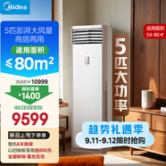 美的空調(diào) 5匹柜機(jī) 客廳立式 商用柜機(jī) 變頻冷暖 一級(jí)能效 380V RFD-120LW/BSDN8Y-PA401(1)A 國(guó)家補(bǔ)貼