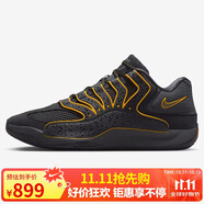 耐克NIKE男子籃球鞋 KD18 EP 運動(dòng)鞋HV1991-002黑/灰/黃 44.5