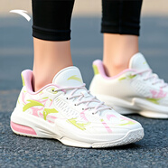 安踏（ANTA）KT3 Team籃球鞋男低幫冬季防滑耐磨減震學(xué)生高幫實(shí)戰運動(dòng)鞋子 象牙白/嫣粉紅/嫩芽綠-1 41 (255mm)