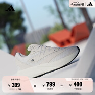 adidas「流光跑鞋」LIGHTBLAZE休閑跑步鞋女子新款阿迪達斯輕運動(dòng)   晶白色/白色/淺灰色   38