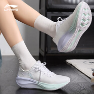 李寧赤兔8pro運動(dòng)鞋女2025新款網(wǎng)面透氣女士超輕跑步鞋子女款官方正品 （吾躍2.0）云霧白 38