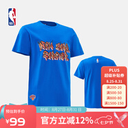 NBASLOGAN系列/潮流寬松夏季運動(dòng)純棉男士圓領(lǐng)透氣T恤短袖-尼克斯 尼克斯隊 XL