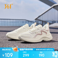 361°運(yùn)動(dòng)鞋女秋季雨天通勤防潑水休閑厚底健身跑步鞋子女682232233-1
