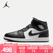 NIKE耐克男鞋籃球鞋AIR JORDAN 1 MID AJ1運動(dòng)訓練籃球鞋DQ8426-010 DQ8426-010 42